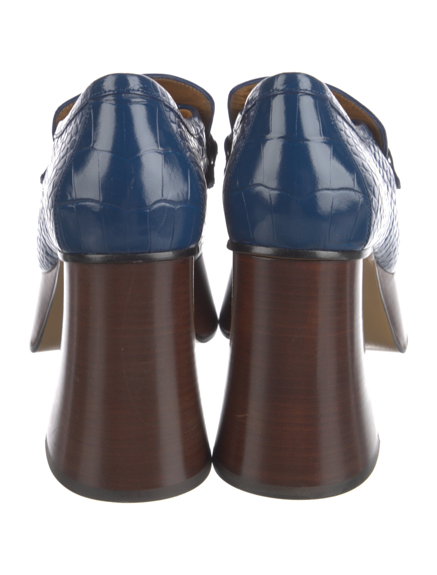 Gucci Horsebit Accent Leather Pumps